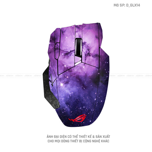 Skin Dán Chuột Asus Hình Galaxy - Space | D_GLX14