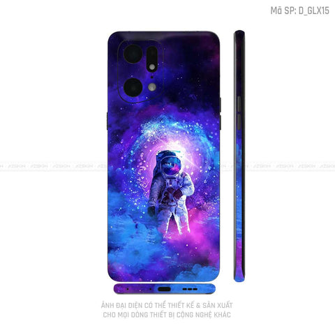 Miếng Dán Skin Điện Thoại OPPO Find X Series Hình Galaxy - Space | D_GLX15