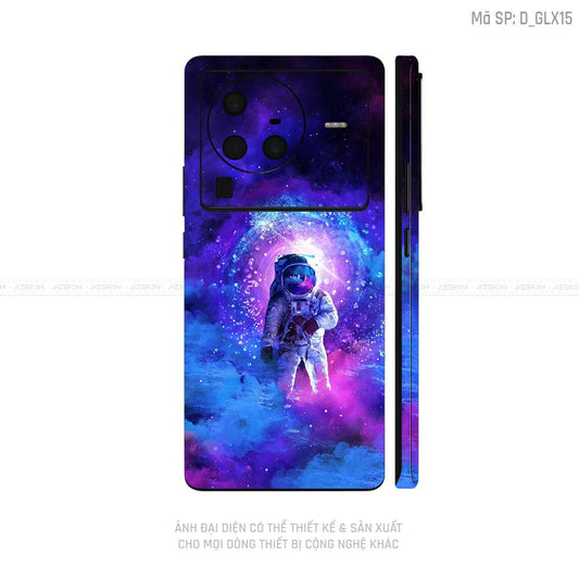 Dán Skin Vivo X Series Hình Galaxy-Space | D_GLX15