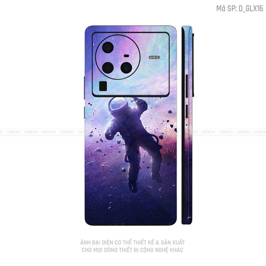 Dán Skin Vivo X Series Hình Galaxy-Space | D_GLX16
