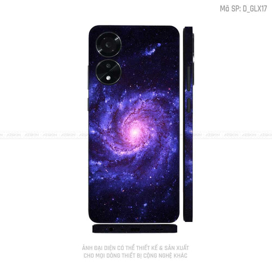 Miếng Dán Skin Điện Thoại OPPO A Series Hình Galaxy - Space | D_GLX17