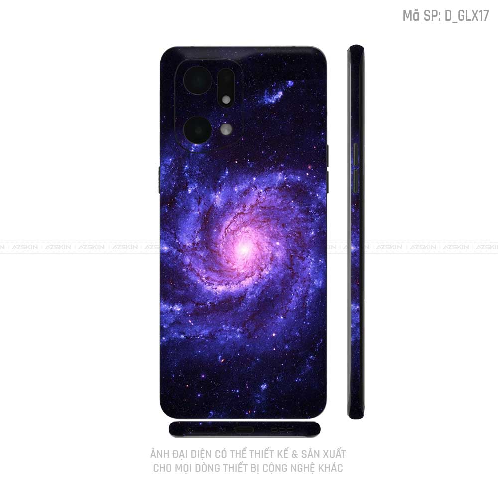 Miếng Dán Skin Điện Thoại OPPO Find X Series Hình Galaxy - Space | D_GLX17