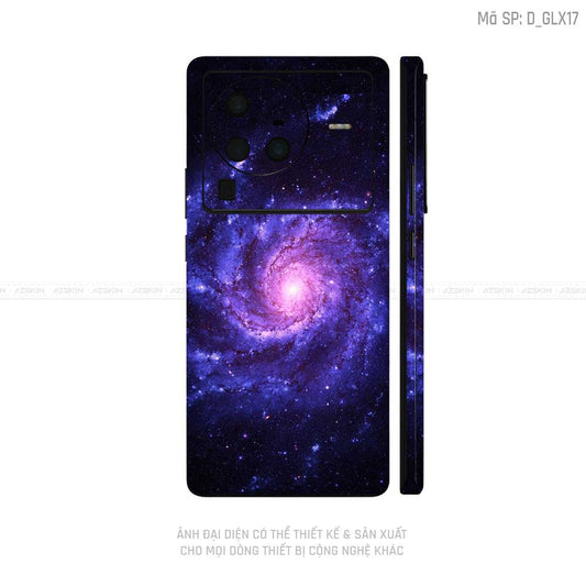 Dán Skin Vivo X Series Hình Galaxy-Space | D_GLX17