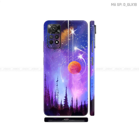 Dán Skin Xiaomi Redmi Note 11 Series Hình Galaxy - Space | D_GLX18
