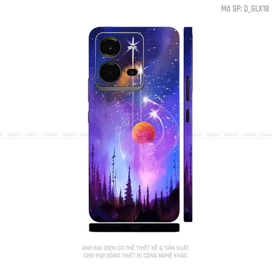 Dán Skin Vivo V Series Hình Galaxy-Space | D_GLX18