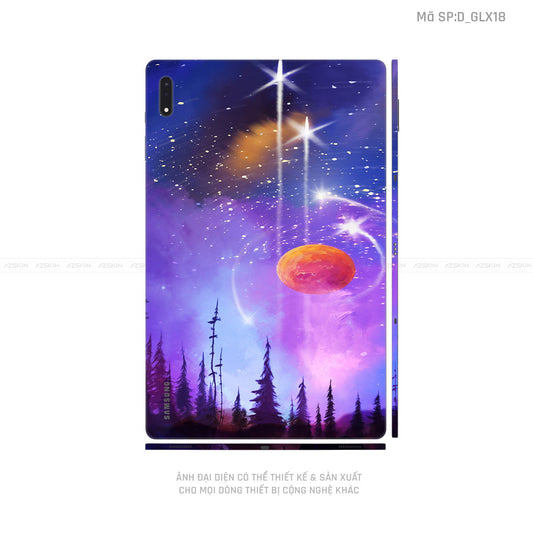 Dán Skin Galaxy Tab S8 Series Hình Galaxy - Space | D_GLX18