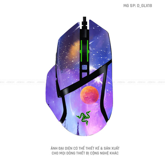 Skin Dán Chuột Razer Hình Galaxy - Space | D_GLX18