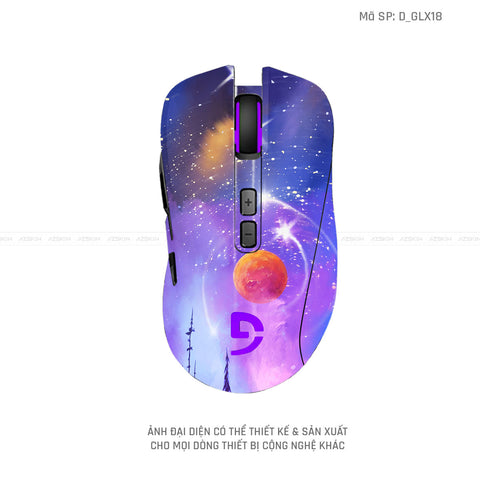 Skin Dán Chuột Fuhlen Hình Galaxy - Space | D_GLX18