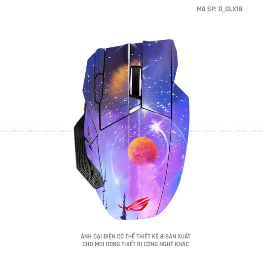 Skin Dán Chuột Asus Hình Galaxy - Space | D_GLX18