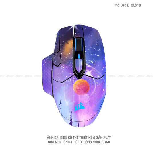 Skin Dán Chuột Corsair Hình Galaxy - Space | D_GLX18