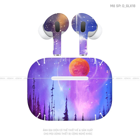 Dán Skin Tai Nghe Airpod Pro/ Pro 2 Hình Galaxy - Space | D_GLX18