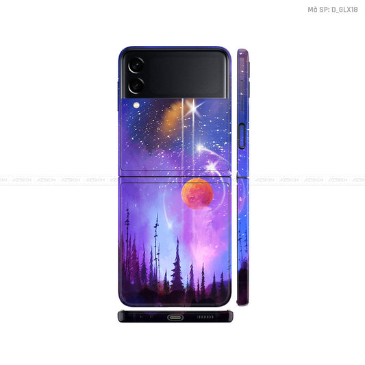 Dán Skin Galaxy Zflip4 Hình Galaxy - Space | D_GLX18