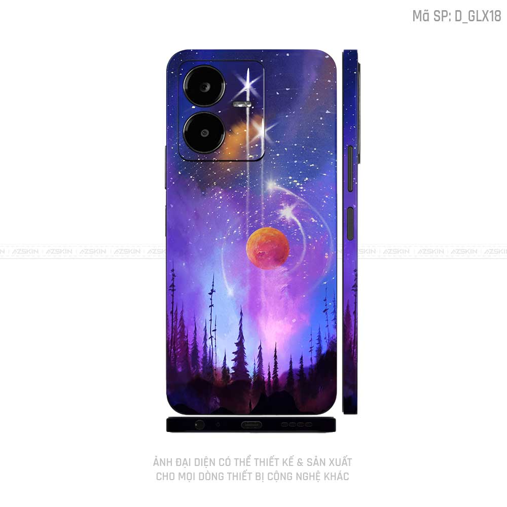 Dán Skin Vivo Y Series Hình Galaxy - Space | D_GLX18