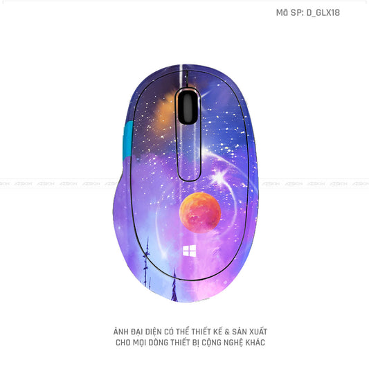 Skin Dán Chuột Microsoft Hình Galaxy - Space | D_GLX18