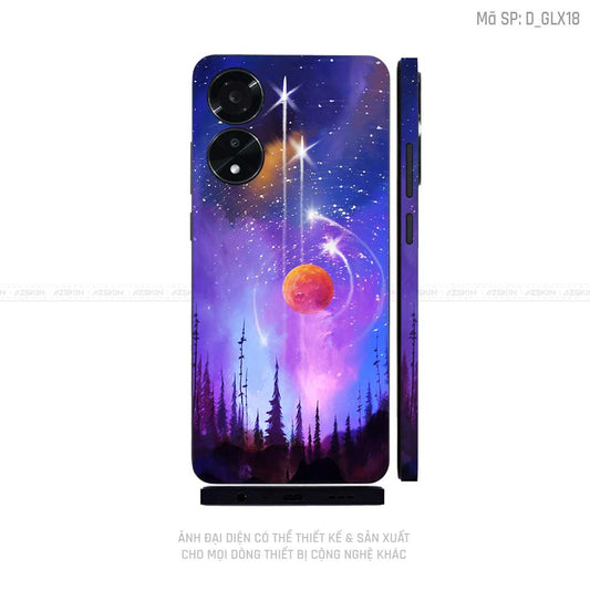 Miếng Dán Skin Điện Thoại OPPO A Series Hình Galaxy - Space | D_GLX18