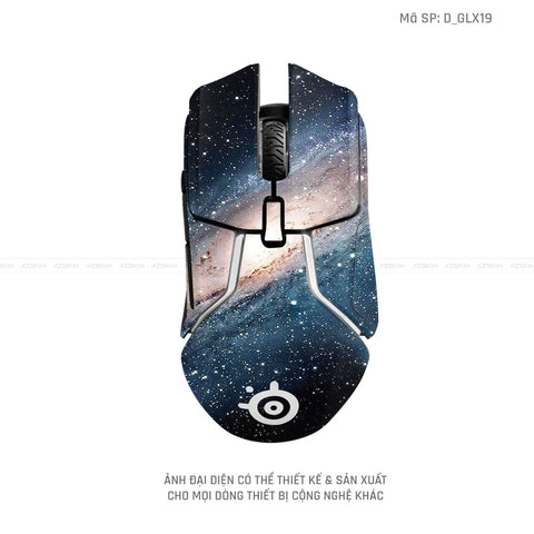 Skin Dán Chuột Steelseries Hình Galaxy Vũ Trụ | D_GLX19