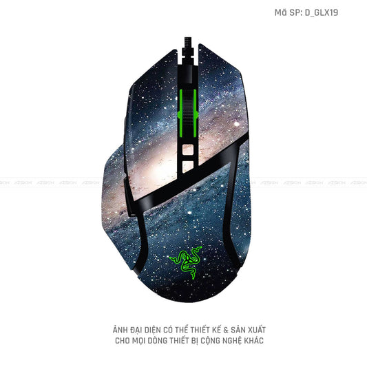 Skin Dán Chuột Razer Hình Galaxy - Space | D_GLX19