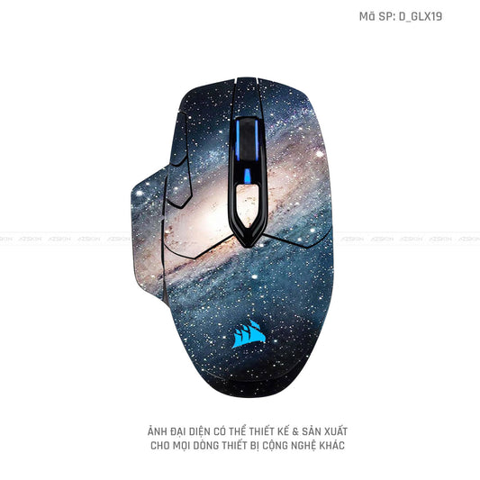 Skin Dán Chuột Corsair Hình Galaxy - Space | D_GLX19