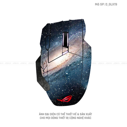 Skin Dán Chuột Asus Hình Galaxy - Space | D_GLX19