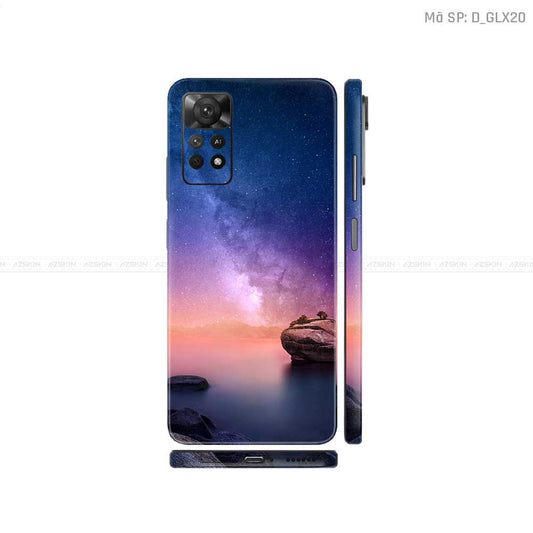Dán Skin Xiaomi Redmi Note 11 Series Hình Galaxy - Space | D_GLX20