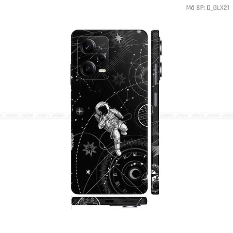 Dán Skin Xiaomi Redmi Note 12 Series Hình Galaxy - Space | D_GLX21