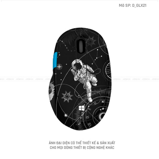 Skin Dán Chuột Microsoft Hình Galaxy - Space | D_GLX21