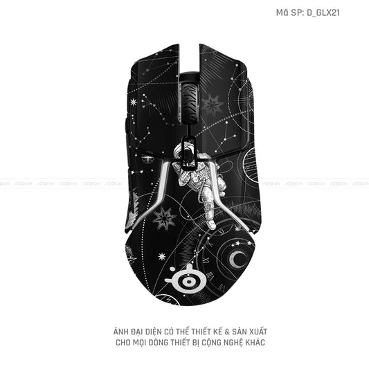 Skin Dán Chuột Steelseries Hình Galaxy Vũ Trụ | D_GLX21