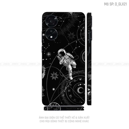 Miếng Dán Skin Điện Thoại OPPO A Series Hình Galaxy - Space | D_GLX21