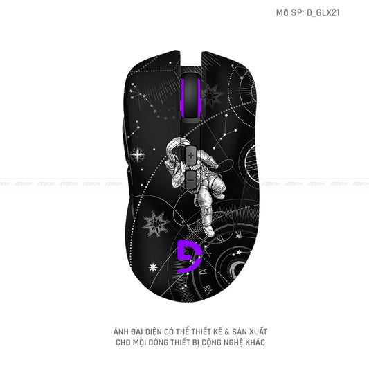 Skin Dán Chuột Fuhlen Hình Galaxy - Space | D_GLX21