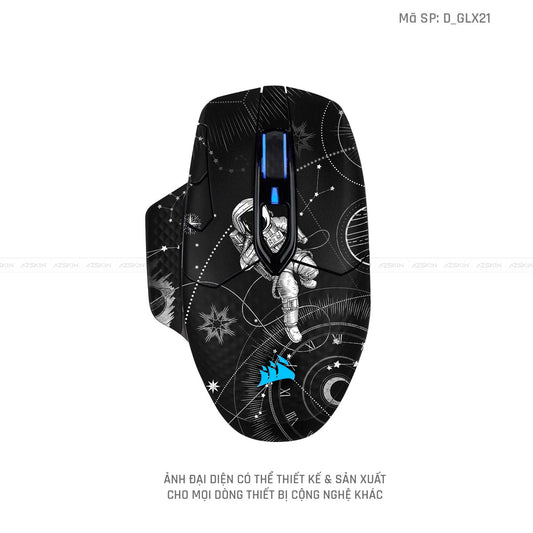 Skin Dán Chuột Corsair Hình Galaxy - Space | D_GLX21