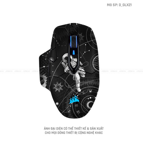 Skin Dán Chuột Corsair Hình Galaxy - Space | D_GLX21