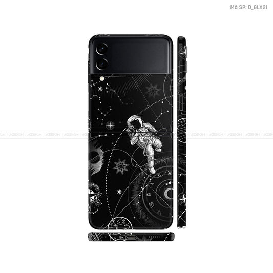 Dán Skin Galaxy Zflip4 Hình Galaxy - Space | D_GLX21