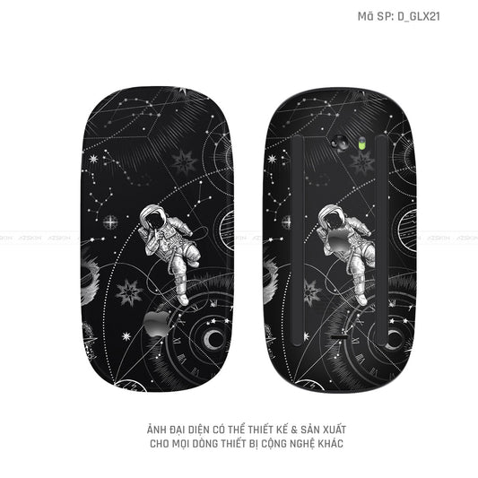 Skin Dán Chuột Apple Magic Mouse Hình Galaxy - Space | D_GLX21