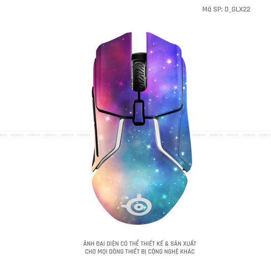 Skin Dán Chuột Steelseries Hình Galaxy Vũ Trụ | D_GLX22