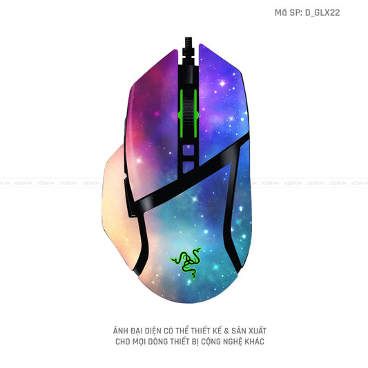 Skin Dán Chuột Razer Hình Galaxy - Space | D_GLX22