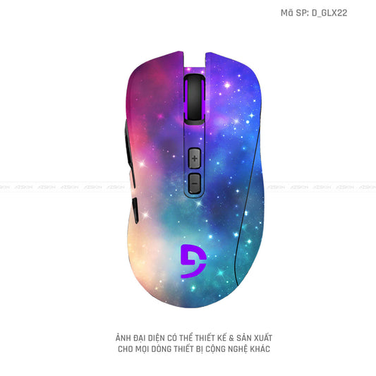 Skin Dán Chuột Fuhlen Hình Galaxy - Space | D_GLX22