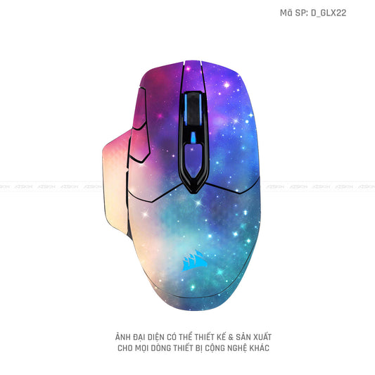 Skin Dán Chuột Corsair Hình Galaxy - Space | D_GLX22
