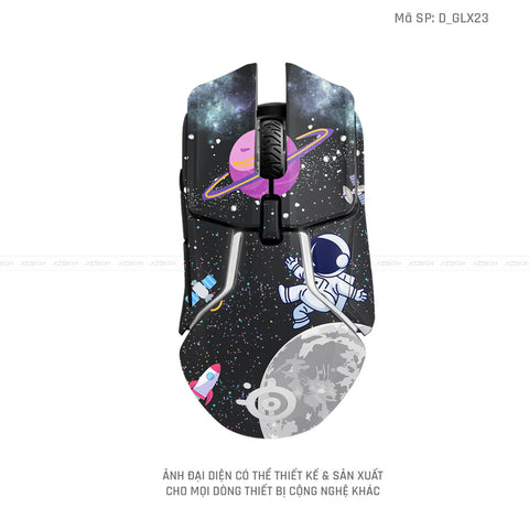 Skin Dán Chuột Steelseries Hình Galaxy Vũ Trụ | D_GLX23