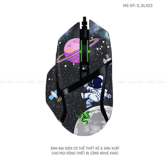 Skin Dán Chuột Razer Hình Galaxy - Space | D_GLX23