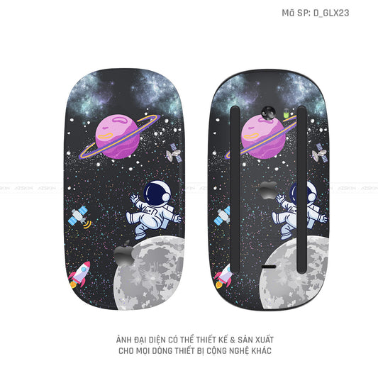 Skin Dán Chuột Apple Magic Mouse Hình Galaxy - Space | D_GLX23