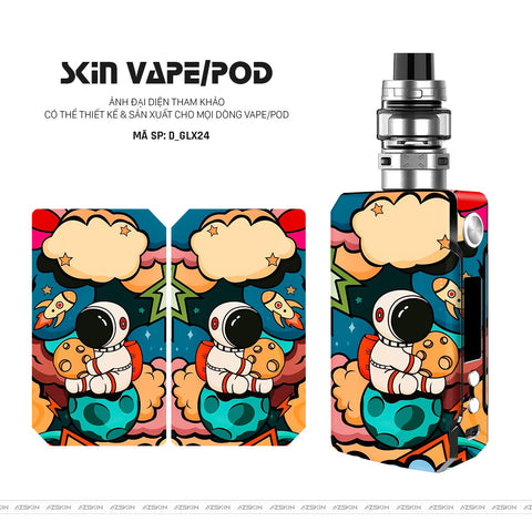 Dán Skin Vape Hình Galaxy - Space | D_GLX24