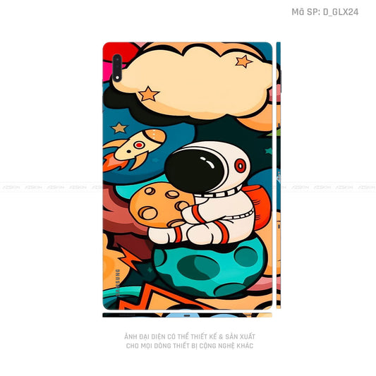 Dán Skin Galaxy Tab S8 Series Hình Galaxy - Space | D_GLX24