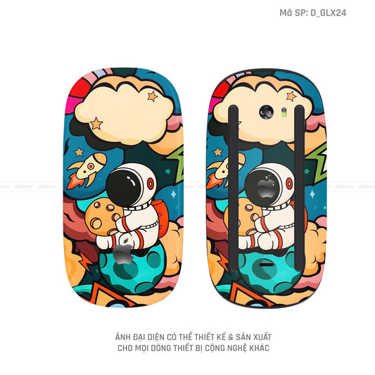 Skin Dán Chuột Apple Magic Mouse Hình Galaxy - Space | D_GLX24