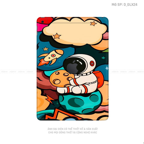 Dán Skin IPad Gen Series Hình Galaxy-Space | D_GLX24