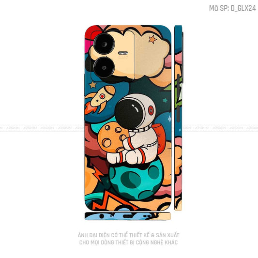 Dán Skin Vivo Y Series Hình Galaxy - Space | D_GLX24