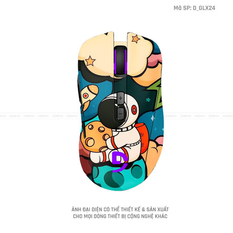 Skin Dán Chuột Fuhlen Hình Galaxy - Space | D_GLX24