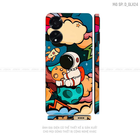 Miếng Dán Skin Điện Thoại OPPO A Series Hình Galaxy - Space | D_GLX24