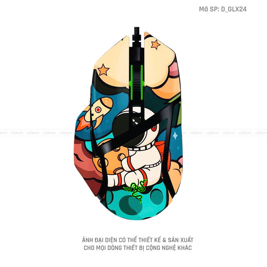 Skin Dán Chuột Razer Hình Galaxy - Space | D_GLX24