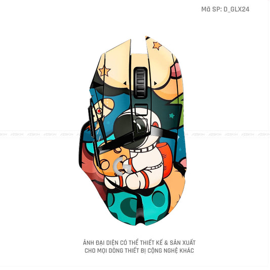 Skin Dán Chuột Logitech Hình Galaxy - Space | D_GLX24