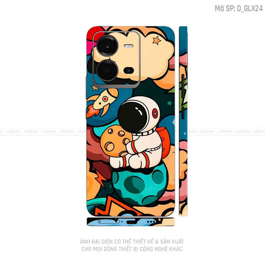 Dán Skin Vivo V Series Hình Galaxy-Space | D_GLX24